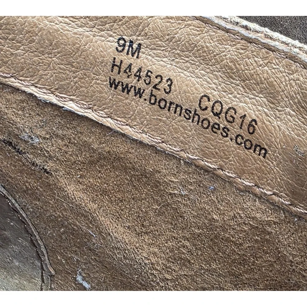Born H44523 Men's Distressed Brown Leather Chukka Ankle Boots Size 9M Casual